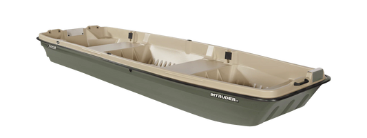 Pelican - Boat Intruder 12 - Jon Fishing Boat - 12 ft. - Great for Hunting/Fishing, Khaki/Beige