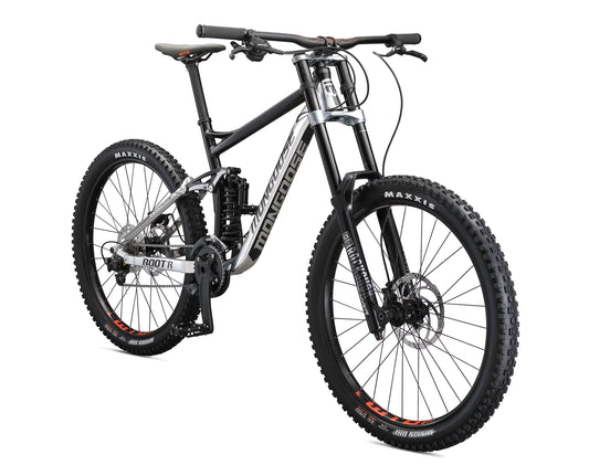 Boot'R Adult Unisex 27.5-in. Medium Full-Suspension Mountain Bike, Black