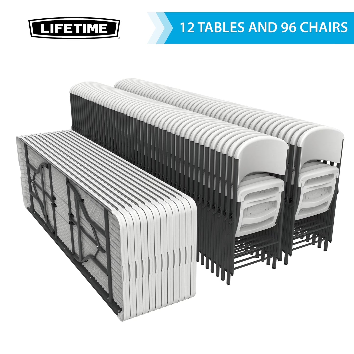 Folding Table and Chair Set - Pack of 108