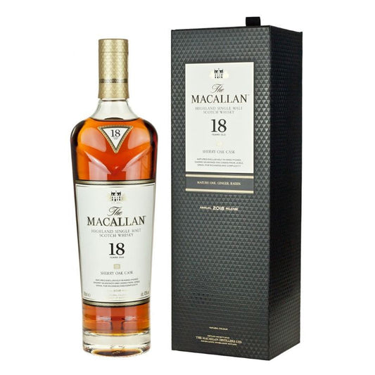 18 Year Old Sherry Oak Single Malt Scotch Whiskey