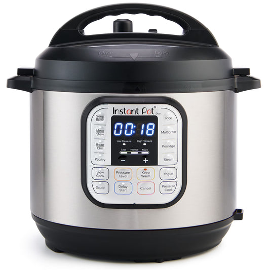 6Qt DUO 7-in-1 Multi-Cooker, Pressure Cook, Slow Cook, & more, Stainless Steel