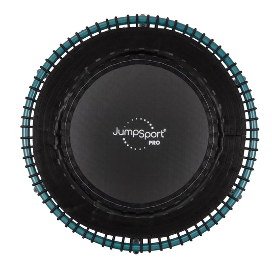 350 Pro Fitness 39" Cardio Workout Indoor Trampoline, Teal/Black