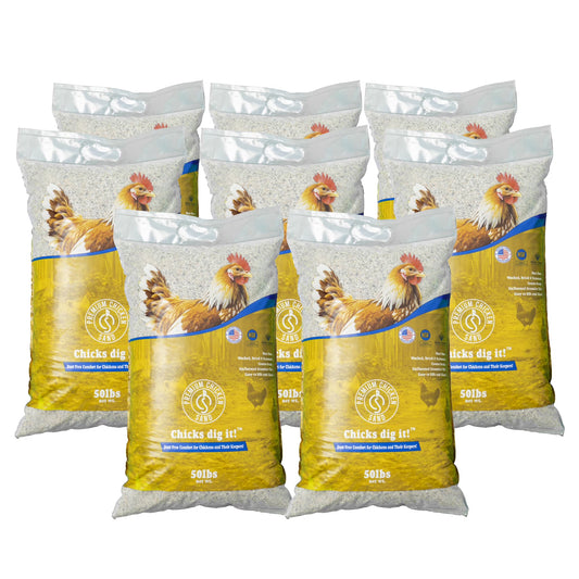 Odor Eliminating Bedding for Coops, 50 Lb Bag, 8 Pack