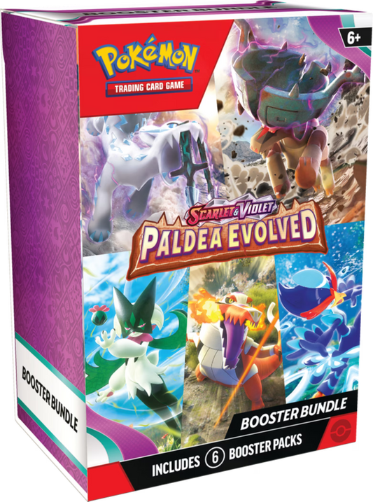 Trading Card Game Scarlet & Violet 2 Paldea Evolved Booster Bundle 6 Booster Packs