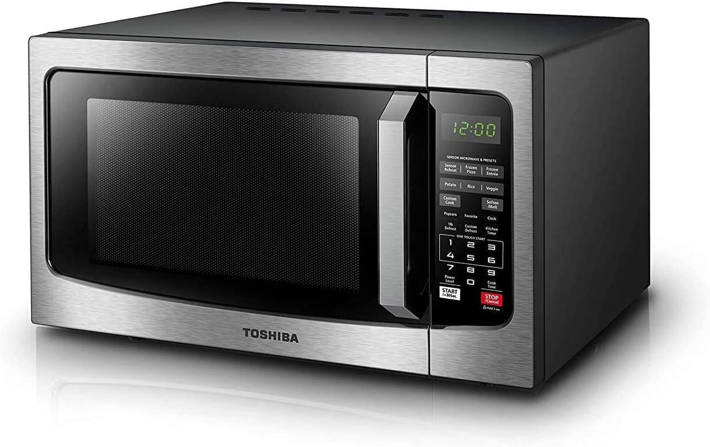 1.2 cu ft Countertop Microwave Ovens in Stainless Steel
