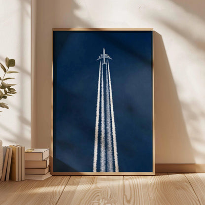 Airplane Poster, Aviation Wall Art, Modern Plane Print, Airport & Travel Decor